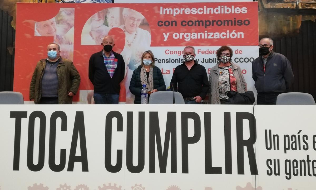 Nueva Comisin Ejecutiva de la Federacin de Pensionistas y Jubilados de CCOO de Asturias