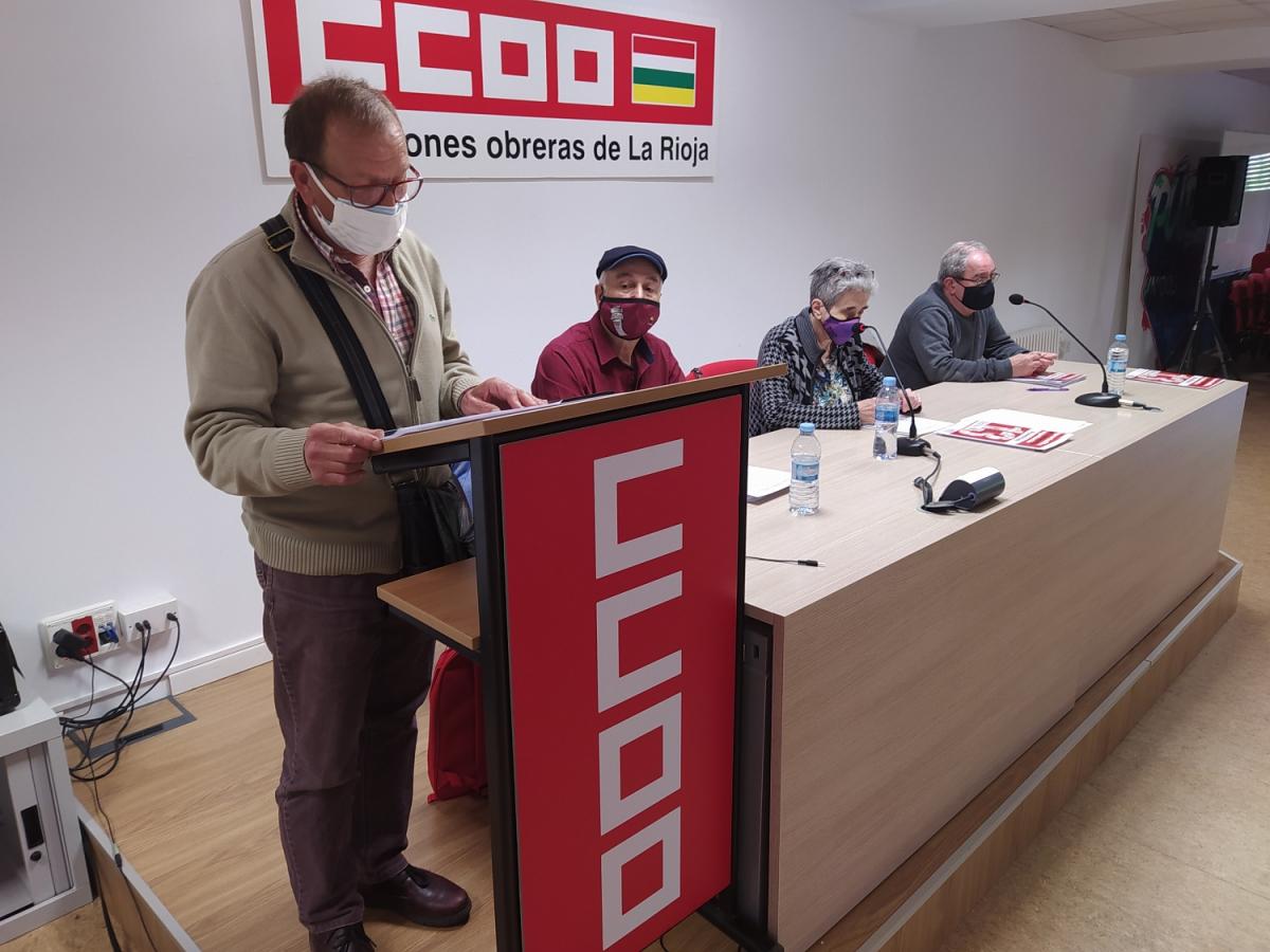 12Congreso Regional de la Federacin de Pensionistas y Jubilados de CCOO de La Rioja