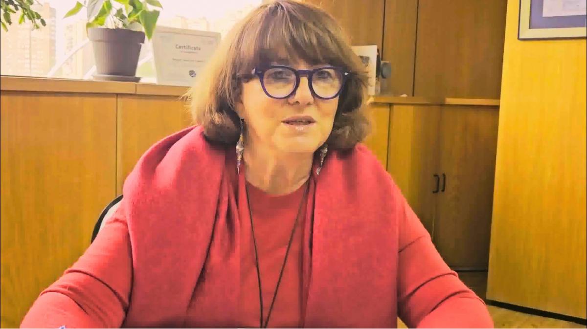 Mara Teresa Sancho Castiello, directora general del Imserso, saluda al 14 Congreso