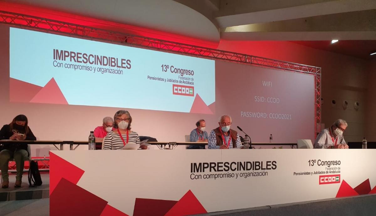 13º Congreso de la Federación de Pensionistas y Jubilados de CCOO de Andalucía