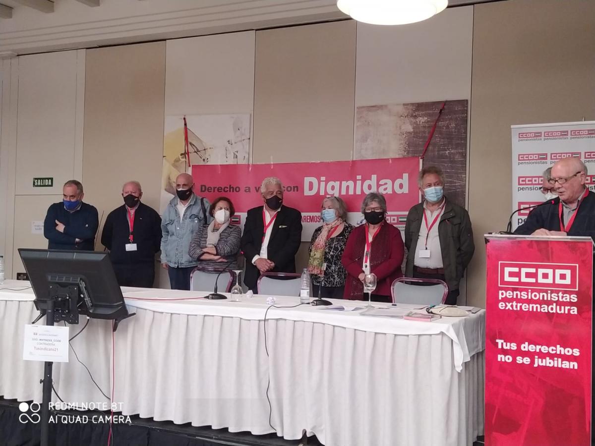 5 Congreso de la Federacin de Pensionistas y Jubilados de CCOO de Extremadura